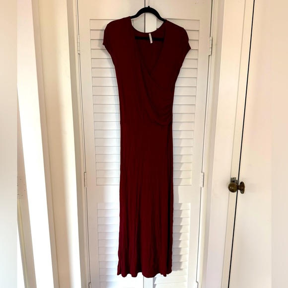 Lime n Chili Maroon Maxi‎ Dress - Picture 2 of 4